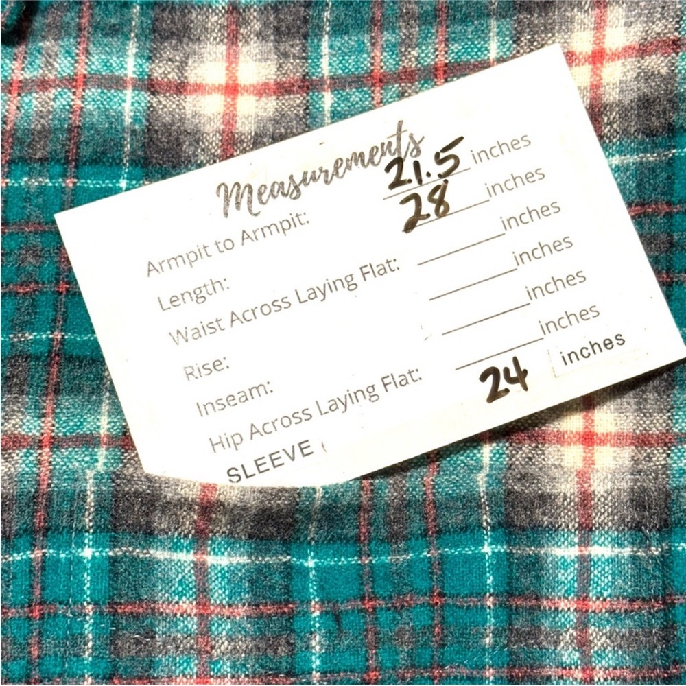Pendleton Men’s Medium Wool Turquoise Green and Blue Plaid Shirt - Picture 8 of 8